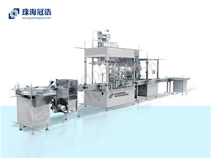 6頭液體灌裝、旋蓋線